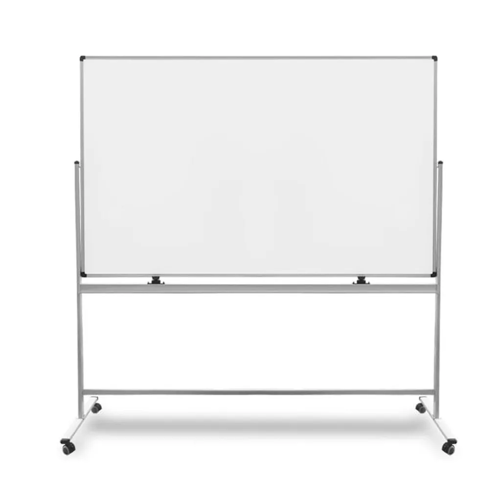 Whiteboard speziallackiert mobil & drehbar 120 x 90 cm